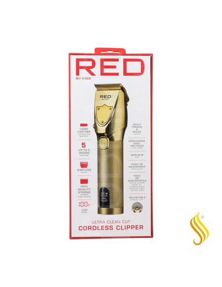 Red Kiss Ultra Cleancut Cordless Clipper Maquina De Corte